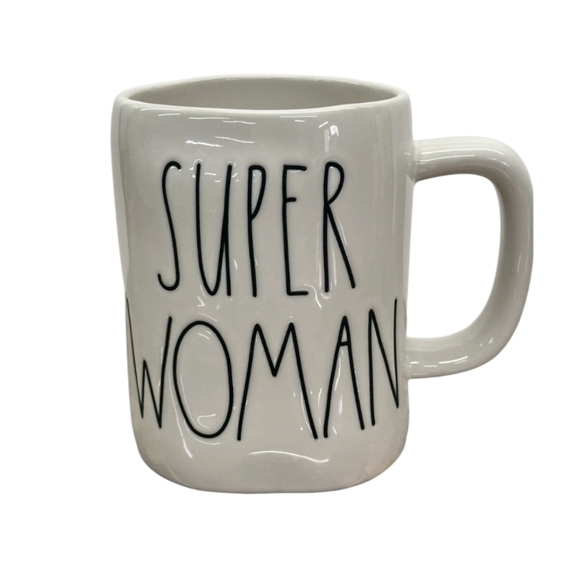 RAE DUNN SUPER WOMAN COFFEE MUG - Picture 1 of 2